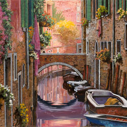 Пазл: Цветение мимозы на каналах