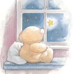 Пазл: Мишка мечтатель