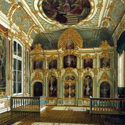 Пазл: Вид малой церкви в Зимнем дворце