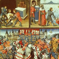 Пазл: Сцены из жизни сэра Галахада