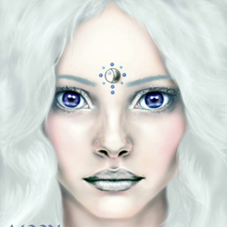 Пазл: Девушка-луна