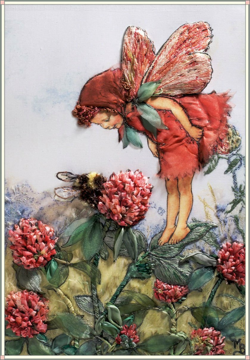 Cicely Mary Barker цветочные феи вышивка
