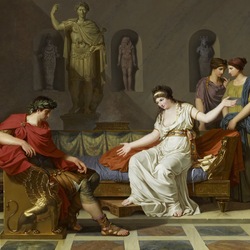 Пазл: Клеопатра и Октавиан