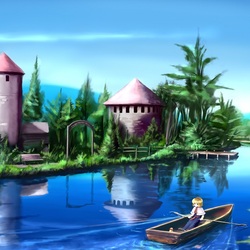 Пазл: По реке