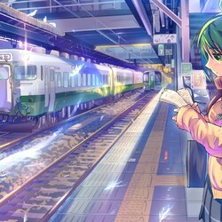 Пазл: В ожидании поезда