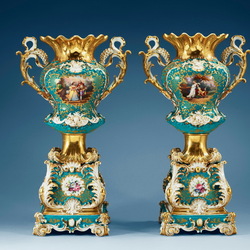 Пазл: Антикварные вазы