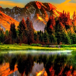 Пазл: Багровый закат