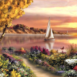 Пазл: Одинокий парус