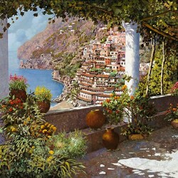 Пазл: Терраса в Позитано