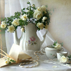 Пазл: Чайные розы