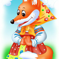 Пазл: Лисичка-сестричка