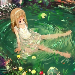 Пазл: Села в лужу