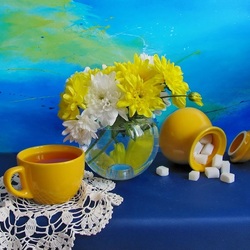 Пазл: Голубая волна