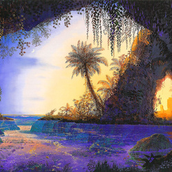 Пазл: Фиолетовый берег