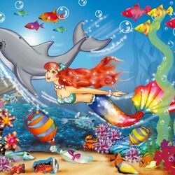 Пазл: Русалочка