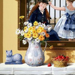 Пазл: Картины в картинах /  «Железная дорога»