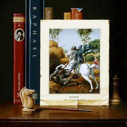 Пазл: Картины в картинах / «Святой Георгий, побеждающий дракона»