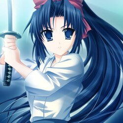 Пазл: Красивая с катанай