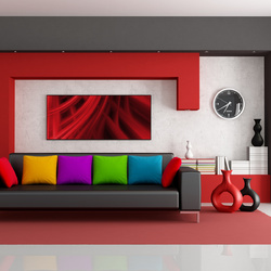 Пазл: Яркая гостиная