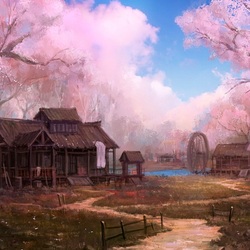 Пазл: Под весенним небом