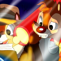 Пазл: Чип и Дейл