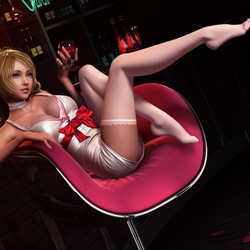 Пазл: Девушка в баре