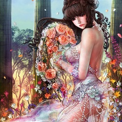 Пазл: Свадебный букет