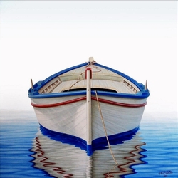 Пазл: Белая лодка