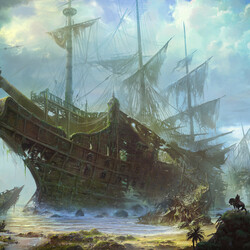 Пазл: Кладбище кораблей