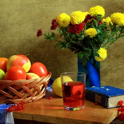 Пазл: Натюрморт с яблоками