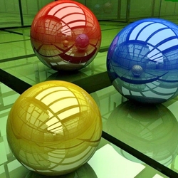 Пазл: Разноцветные шары