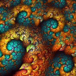 Пазл: Зеленый фрактал