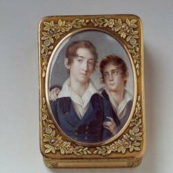 Пазл: Антикварная табакерка