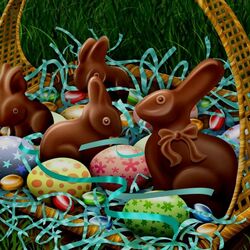 Пазл: Пасхальная корзинка