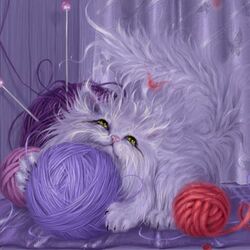 Пазл: Вязальщица