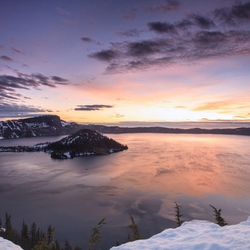 Пазл: Холодный закат