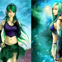 Пазл: Эльфийки