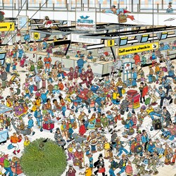 Пазл: В аэропорту