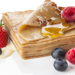 Пазл: Блинчики с ягодами