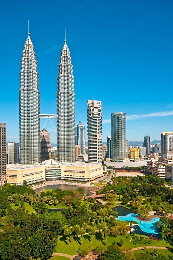 Пазл «Башни Петронас, Куала-Лумпур, Малайзия» из 150 элементов ...