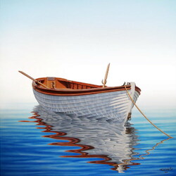 Пазл: Лодка с вёслами