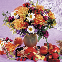 Пазл: Пёстрый букет