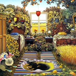 Пазл: Воскресное утро в спальной комнате