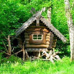 Пазл: Избушка на курьих ножках