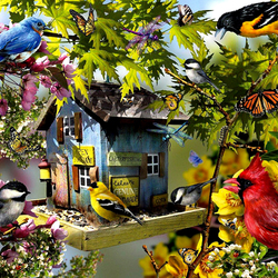 Пазл: Птички