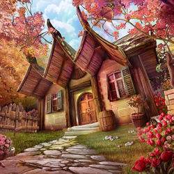 Пазл: Волшебный домик