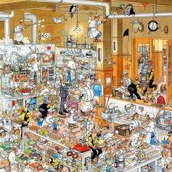 Пазл: На кухне