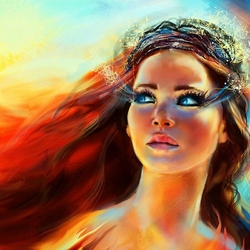 Пазл: Рыжеволосая