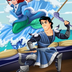 Пазл: Ариэль – маг воды