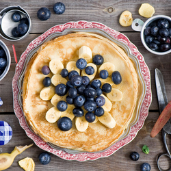 Пазл: Чернично - банановое лакомство